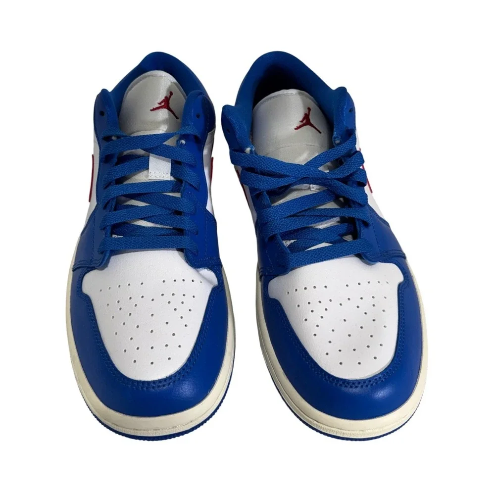 Nike‎ Air Jordan 1 Low Game Royal Sail Gym Red Mens Size 10 DC0774-416